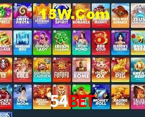 Interface do App 54bet