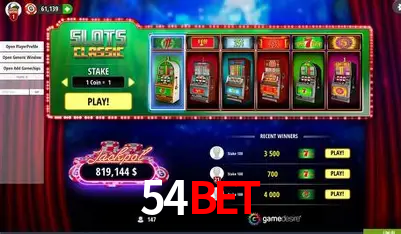 Jogos de Slot 54bet